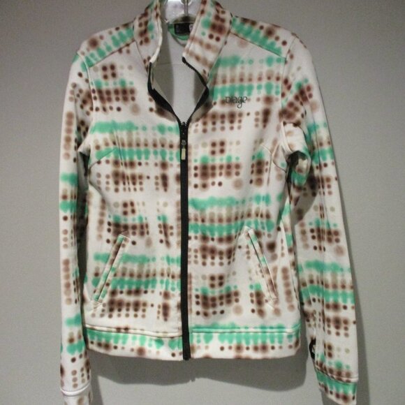 Womens Orage Ski Snow Winter Jacket 3 in 1 Green White Hooded - Picture 5 of 12